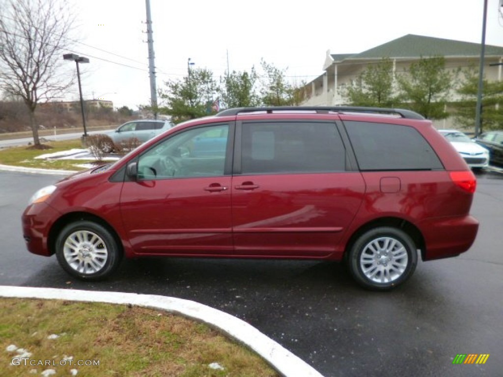 Salsa Red Pearl 2010 Toyota Sienna LE Exterior Photo #89587445