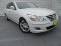 2009 White Satin Pearl Hyundai Genesis 4.6 Sedan  photo #2