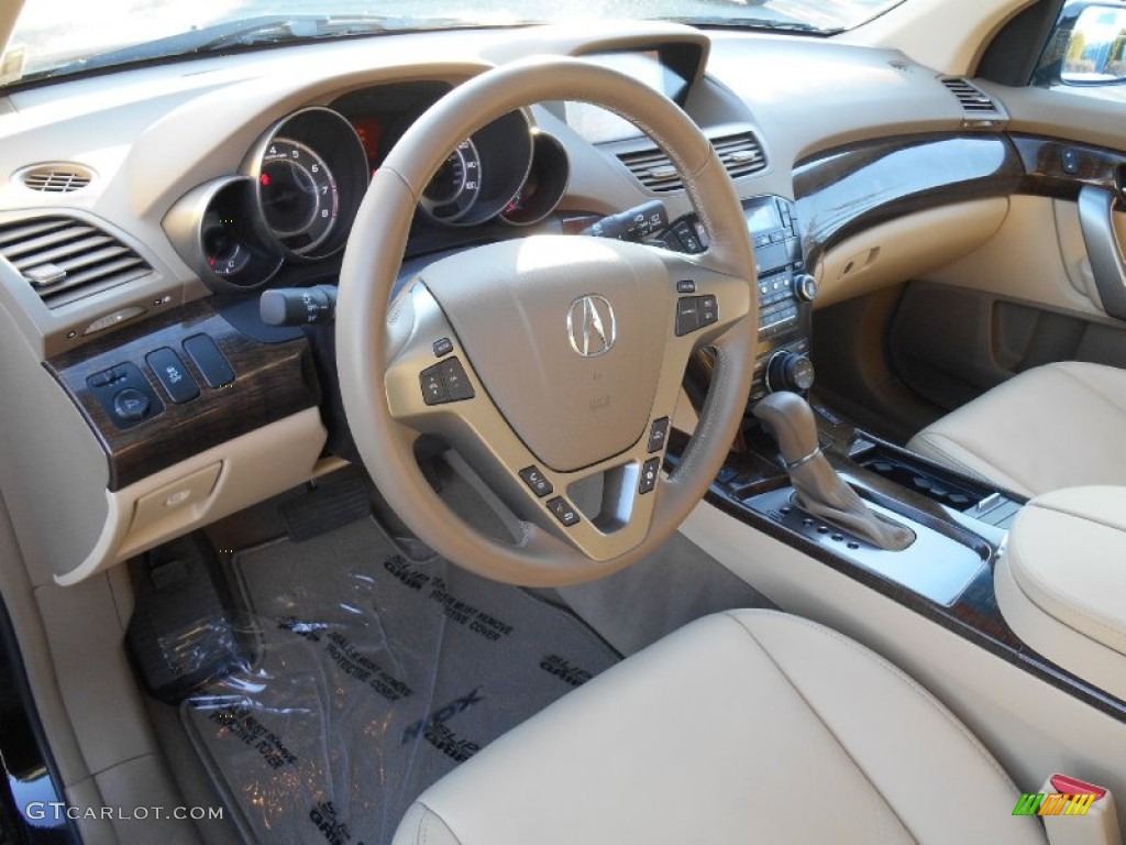 Parchment Interior 2011 Acura MDX Technology Photo #89587736