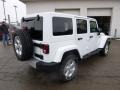 2014 Bright White Jeep Wrangler Unlimited Sahara 4x4  photo #6