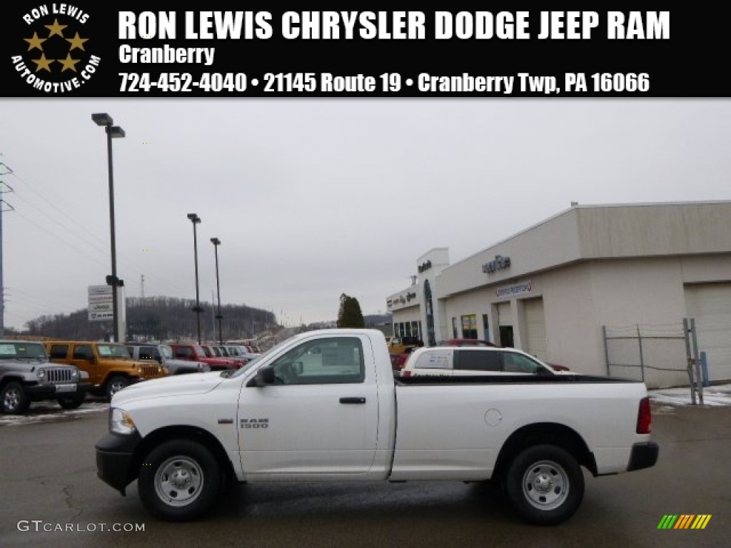 2014 1500 Tradesman Regular Cab - Bright White / Black/Diesel Gray photo #1