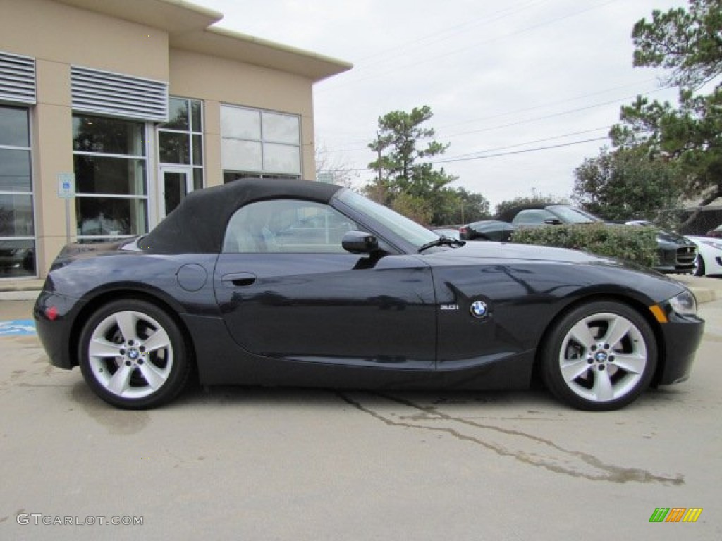 2006 Z4 3.0i Roadster - Monaco Blue Metallic / Beige photo #11