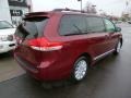 2013 Salsa Red Pearl Toyota Sienna LE AWD  photo #6