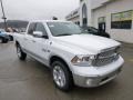 2014 Bright White Ram 1500 Laramie Quad Cab 4x4  photo #4