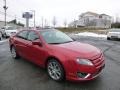 Red Candy Metallic 2011 Ford Fusion SE V6