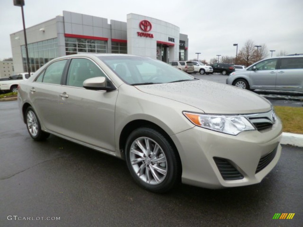 2013 Camry LE - Champagne Mica / Ivory photo #1