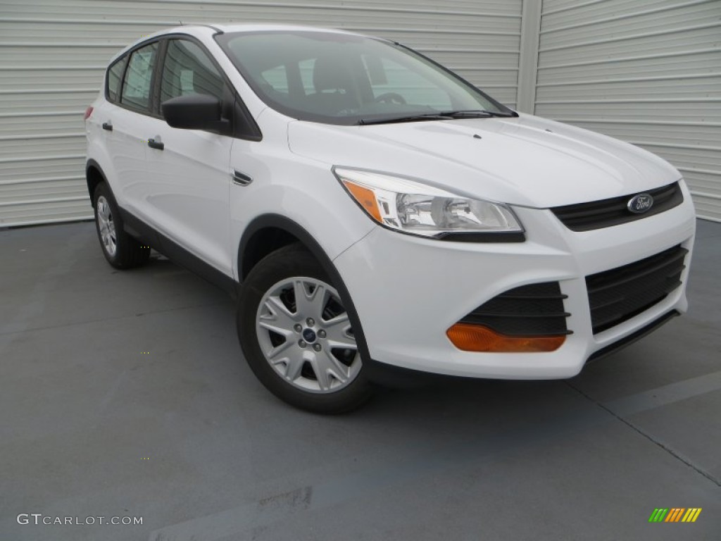 2014 Escape S - Oxford White / Charcoal Black photo #1