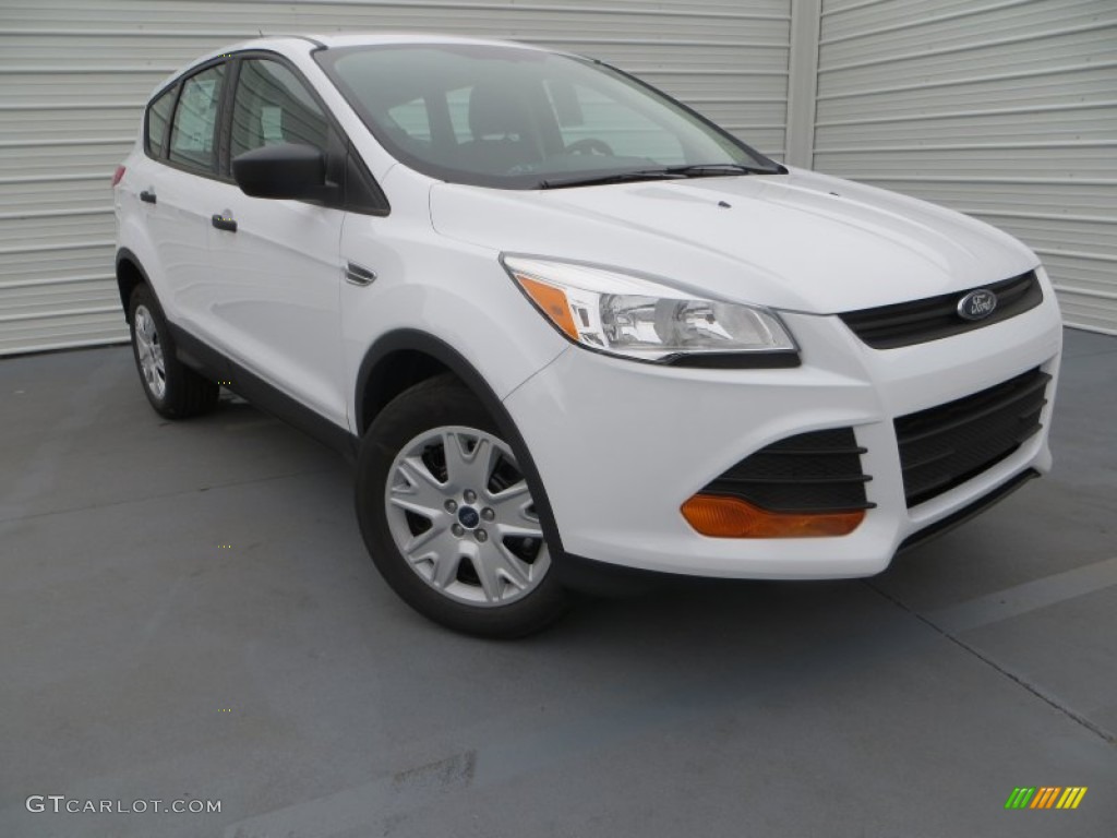 2014 Escape S - Oxford White / Charcoal Black photo #2