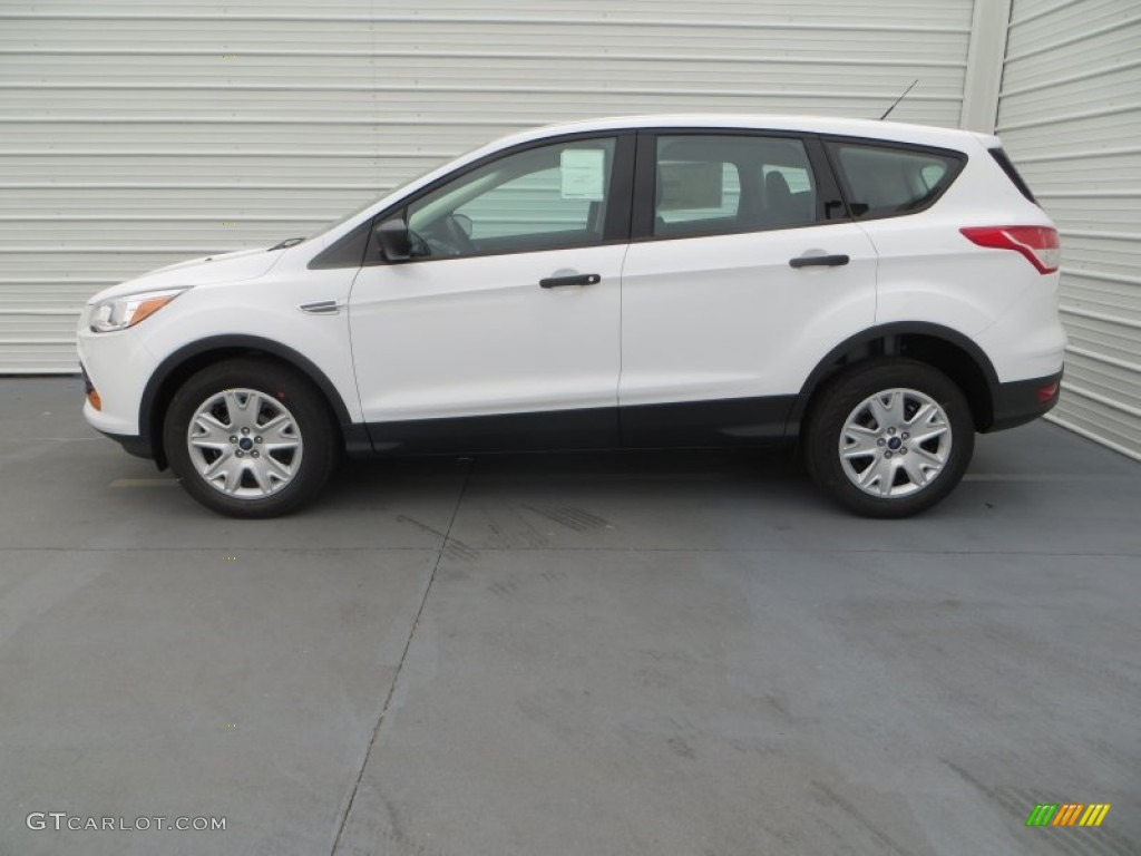 2014 Escape S - Oxford White / Charcoal Black photo #6