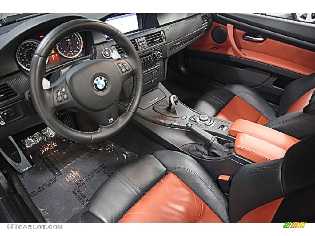 Fox Red/Black/Black Interior 2011 BMW M3 Convertible Photo #89589770