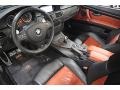 Fox Red/Black/Black 2011 BMW M3 Convertible Interior Color