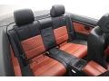 2011 BMW M3 Fox Red/Black/Black Interior Rear Seat Photo