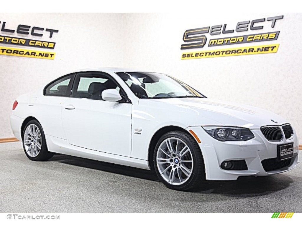 2011 3 Series 335i xDrive Coupe - Alpine White / Black photo #3