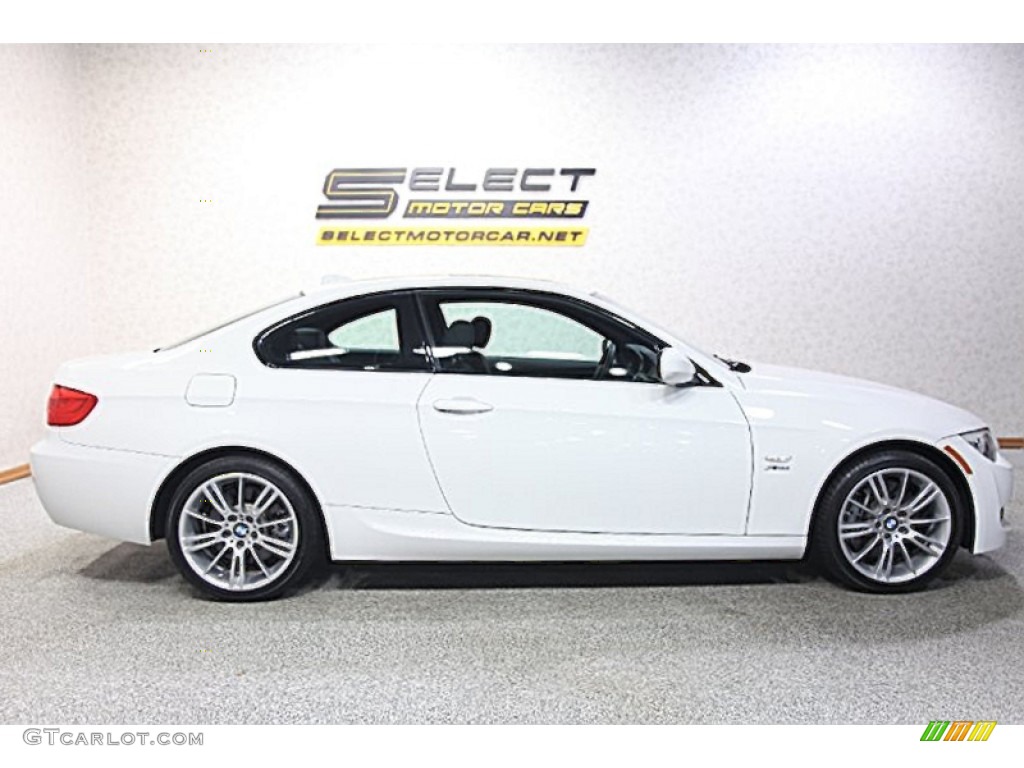 2011 3 Series 335i xDrive Coupe - Alpine White / Black photo #4