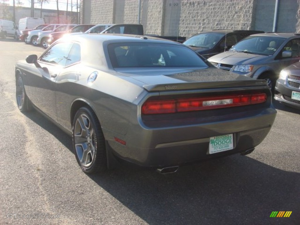 2012 Challenger R/T Classic - Tungsten Metallic / Dark Slate Gray photo #11