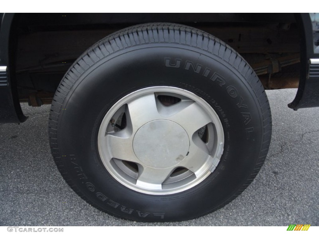 1998 C/K K1500 Silverado Extended Cab 4x4 - Onyx Black / Gray photo #25