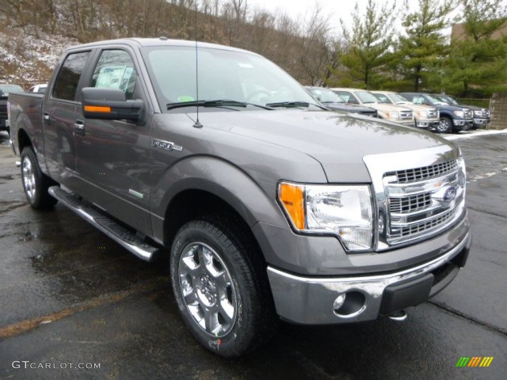 2014 F150 XLT SuperCrew 4x4 - Sterling Grey / Steel Grey photo #1