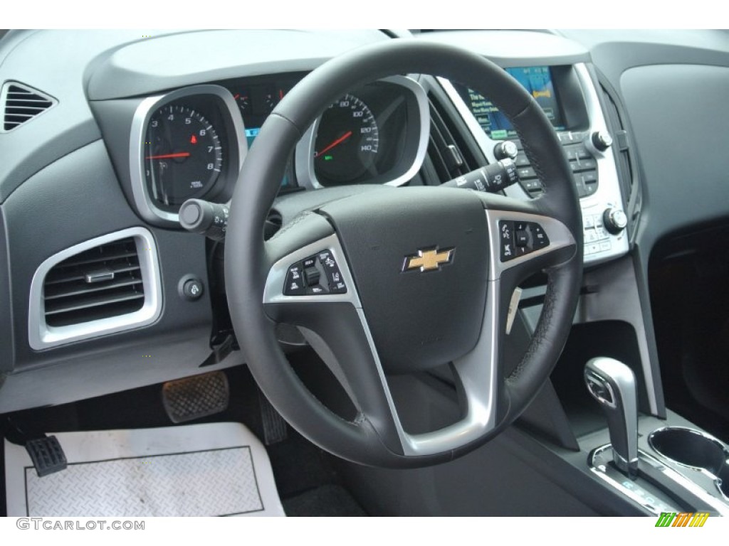 2014 Chevrolet Equinox LTZ Jet Black Steering Wheel Photo #89593802