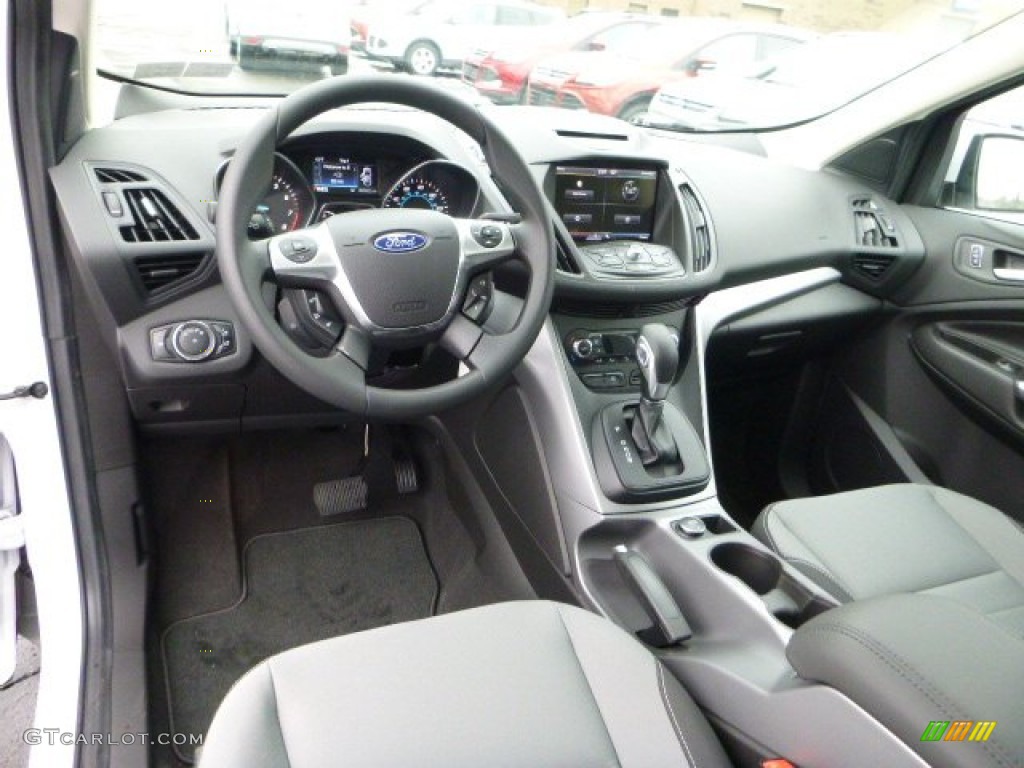 2014 Escape SE 1.6L EcoBoost 4WD - Oxford White / Charcoal Black photo #10