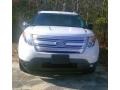2012 White Suede Ford Explorer XLT 4WD  photo #2