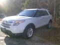 2012 White Suede Ford Explorer XLT 4WD  photo #4