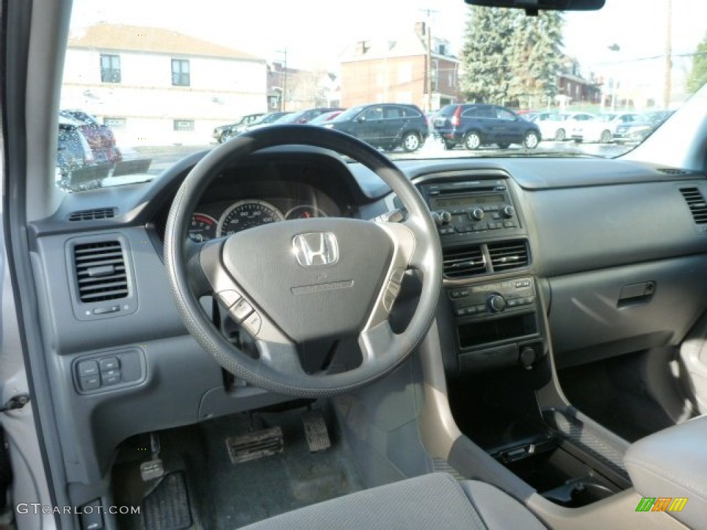 2006 Honda Pilot EX 4WD Gray Dashboard Photo #89594483