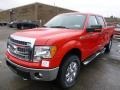 2014 Race Red Ford F150 XLT SuperCrew 4x4  photo #5