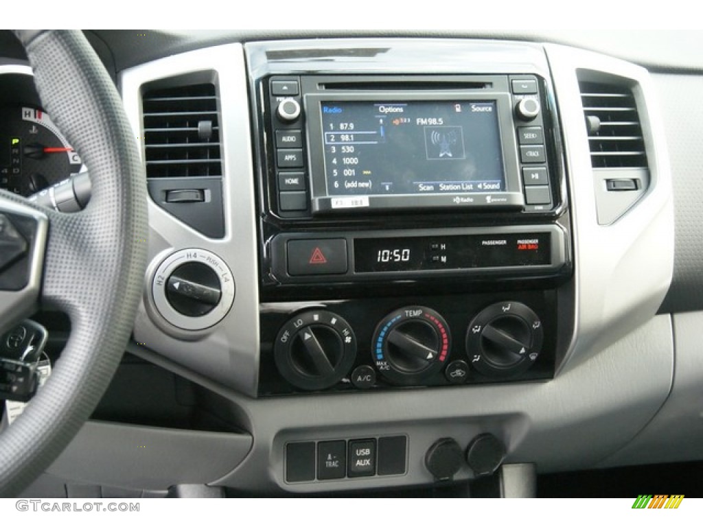2014 Tacoma V6 TRD Double Cab 4x4 - Spruce Green Mica / Graphite photo #6