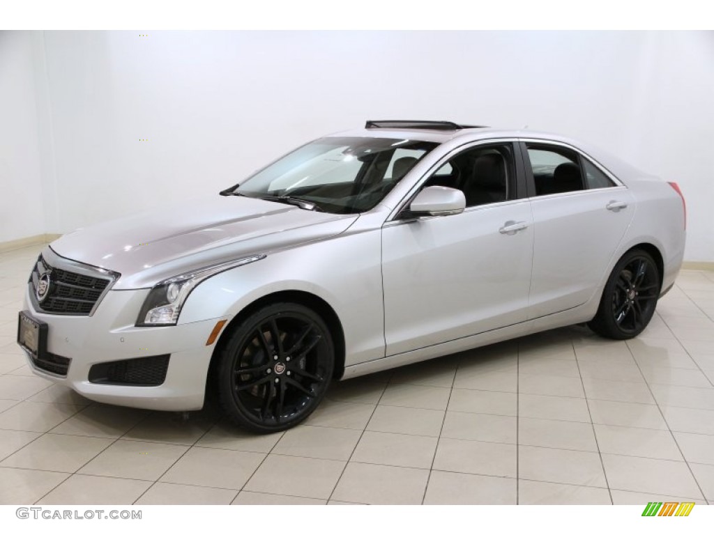Radiant Silver Metallic 2014 Cadillac ATS 2.0L Turbo Exterior Photo #89595350