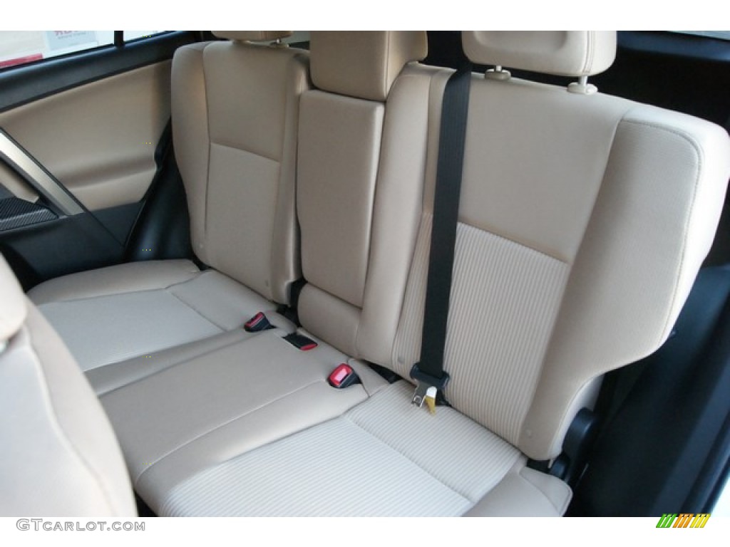 2014 RAV4 XLE AWD - Blizzard White Pearl / Beige photo #7