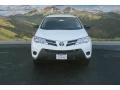 2014 Super White Toyota RAV4 LE AWD  photo #2