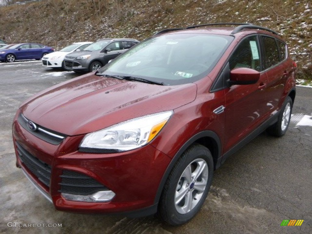 2014 Escape SE 2.0L EcoBoost 4WD - Sunset / Charcoal Black photo #5