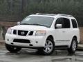 Blizzard White 2011 Nissan Armada Platinum Exterior