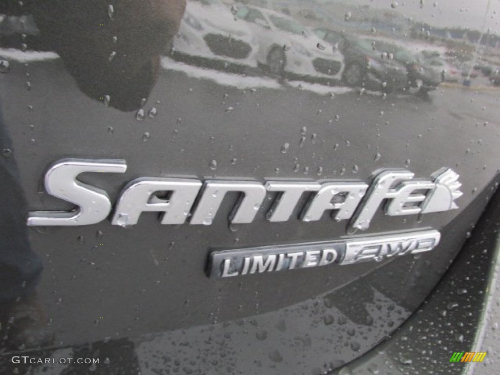 2011 Santa Fe Limited AWD - Black Forest Green / Beige photo #10