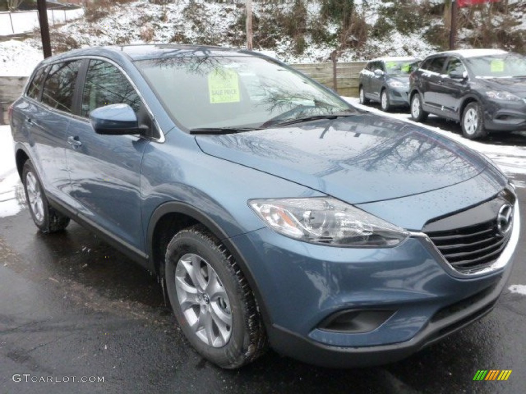 2014 CX-9 Sport AWD - Blue Reflex Mica / Black photo #7