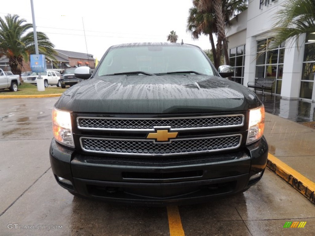 2013 Silverado 1500 LTZ Crew Cab 4x4 - Fairway Metallic / Light Cashmere/Dark Cashmere photo #2