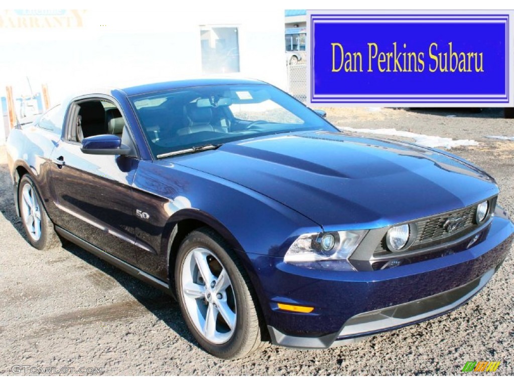 2012 Mustang GT Premium Coupe - Kona Blue Metallic / Charcoal Black photo #1