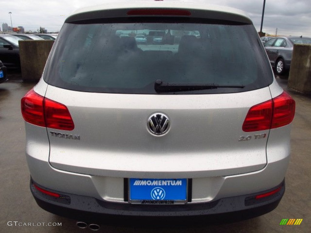 2014 Tiguan SE - White Gold Metallic / Black photo #5