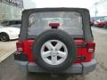2008 Flame Red Jeep Wrangler X 4x4  photo #10