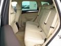 2014 Volkswagen Touareg Cornsilk Beige Interior Rear Seat Photo