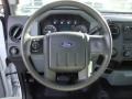 Steel Gray Steering Wheel Photo for 2011 Ford F250 Super Duty #89601443