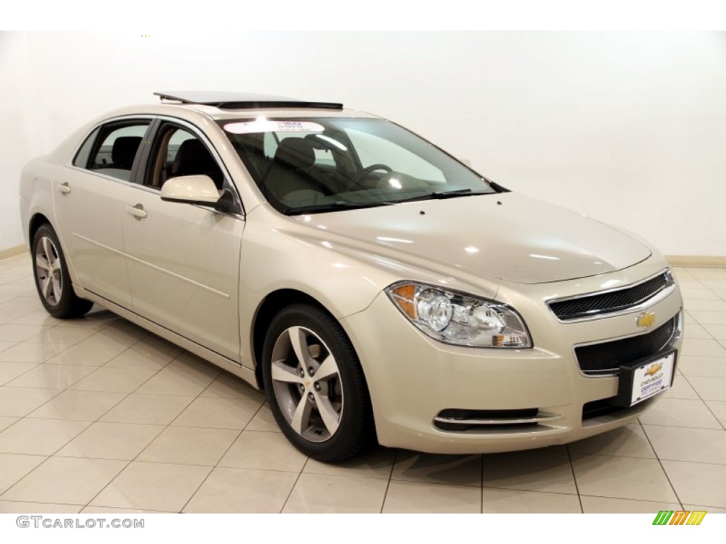 2011 Malibu LT - Gold Mist Metallic / Cocoa/Cashmere photo #1