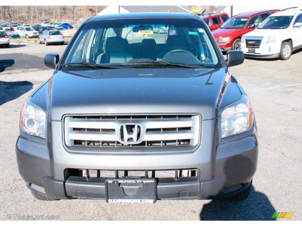 2007 Pilot LX 4WD - Nimbus Gray Metallic / Gray photo #4