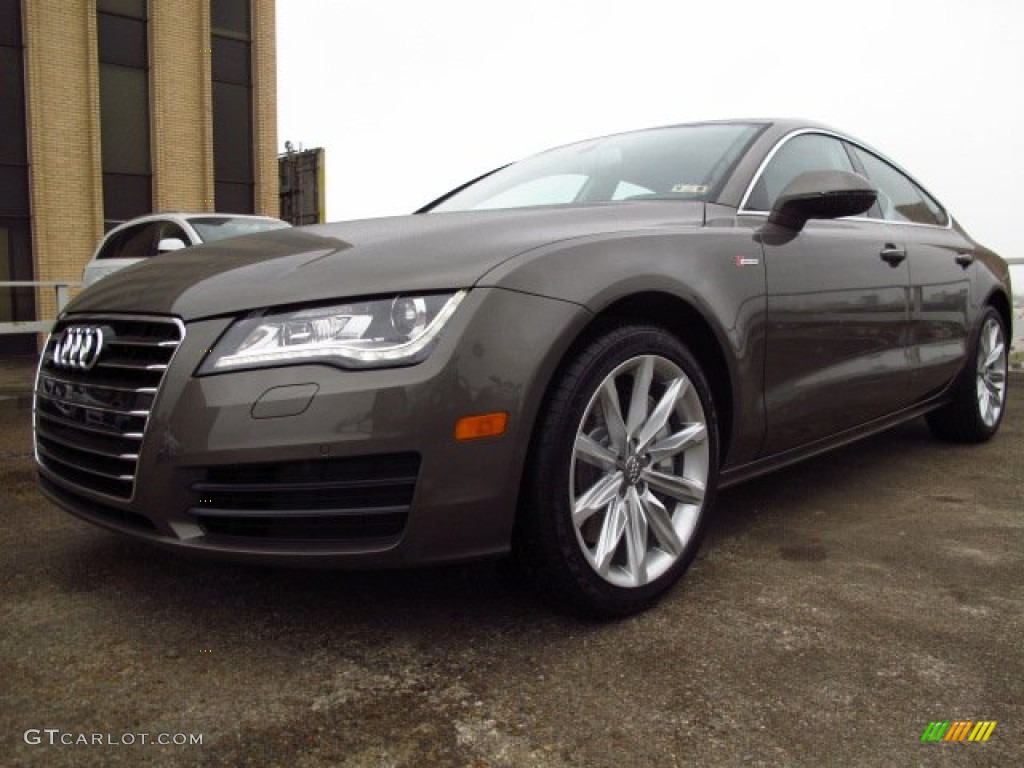 Dakota Gray Metallic 2014 Audi A7 3.0T quattro Premium Plus Exterior Photo #89603102