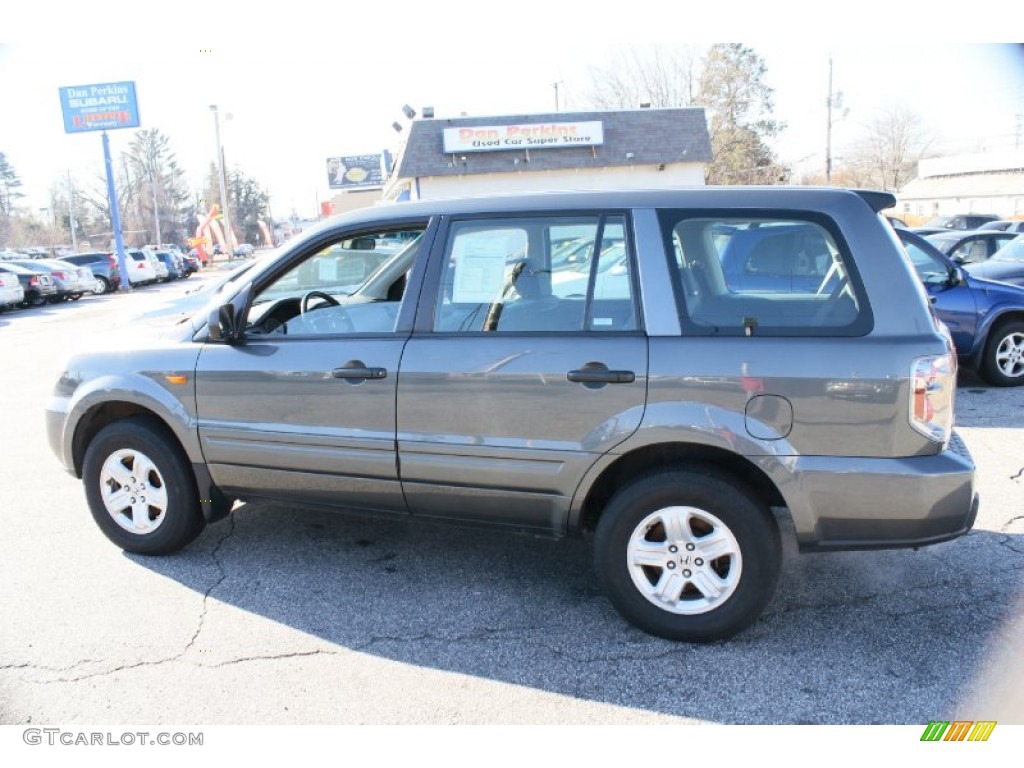 2007 Pilot LX 4WD - Nimbus Gray Metallic / Gray photo #11