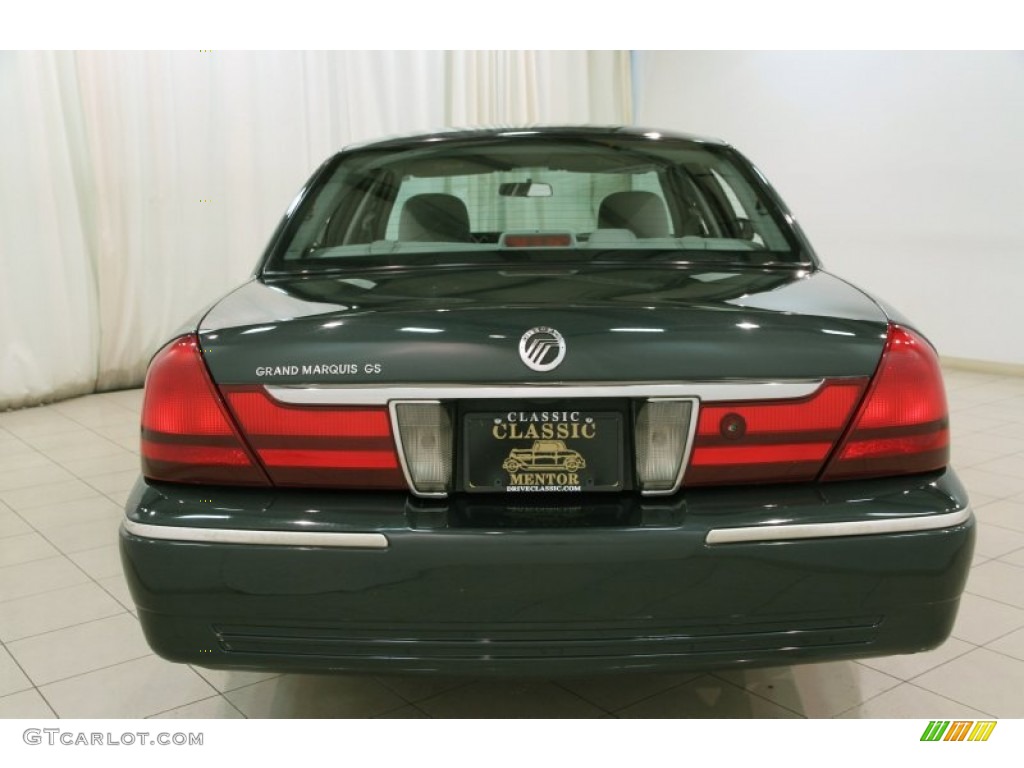 2003 Grand Marquis GS - Aspen Green Metallic / Light Flint photo #12