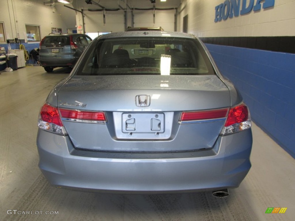 2011 Accord EX-L Sedan - Celestial Blue Metallic / Black photo #4