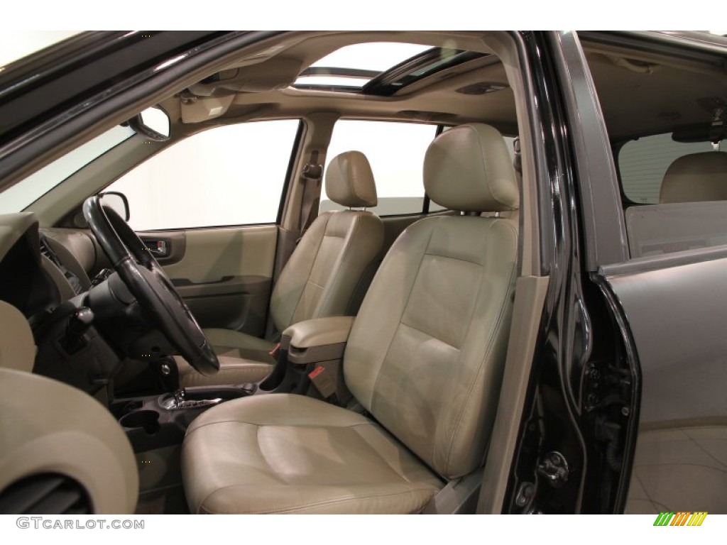 2005 Santa Fe LX 3.5 - Black Obsidian / Beige photo #5