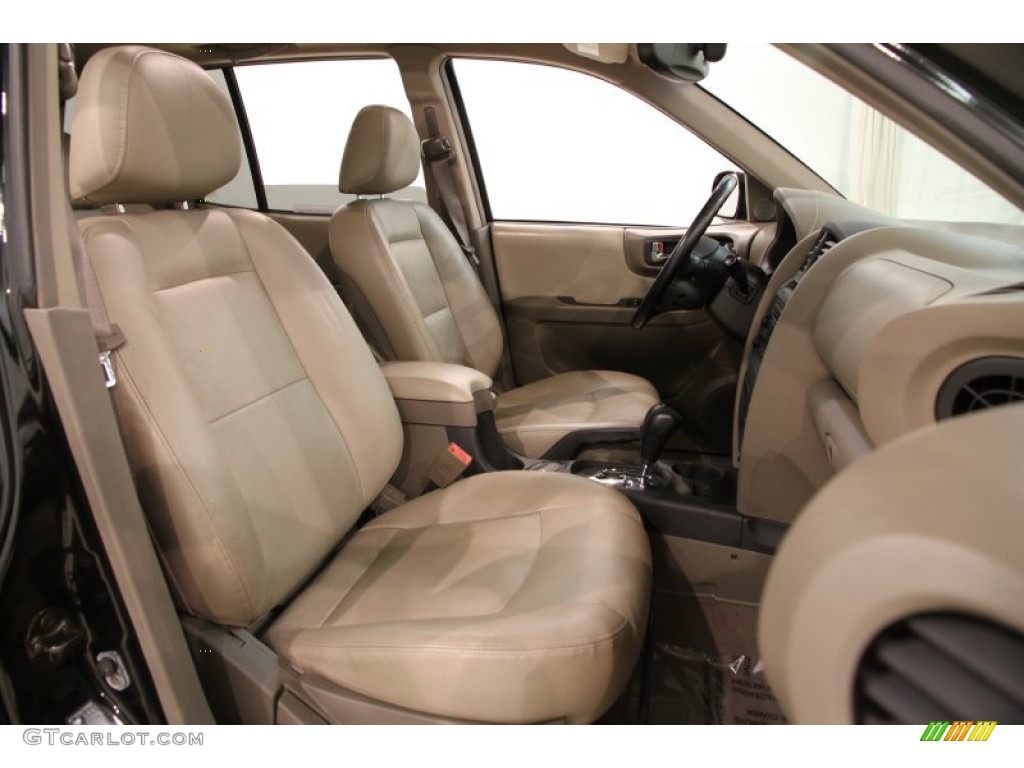2005 Santa Fe LX 3.5 - Black Obsidian / Beige photo #10