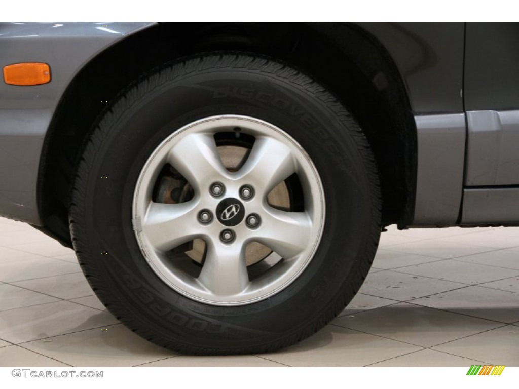 2005 Santa Fe LX 3.5 - Black Obsidian / Beige photo #15